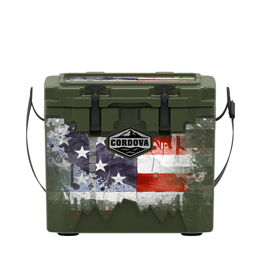 American Flag Food and Beverage Cooler