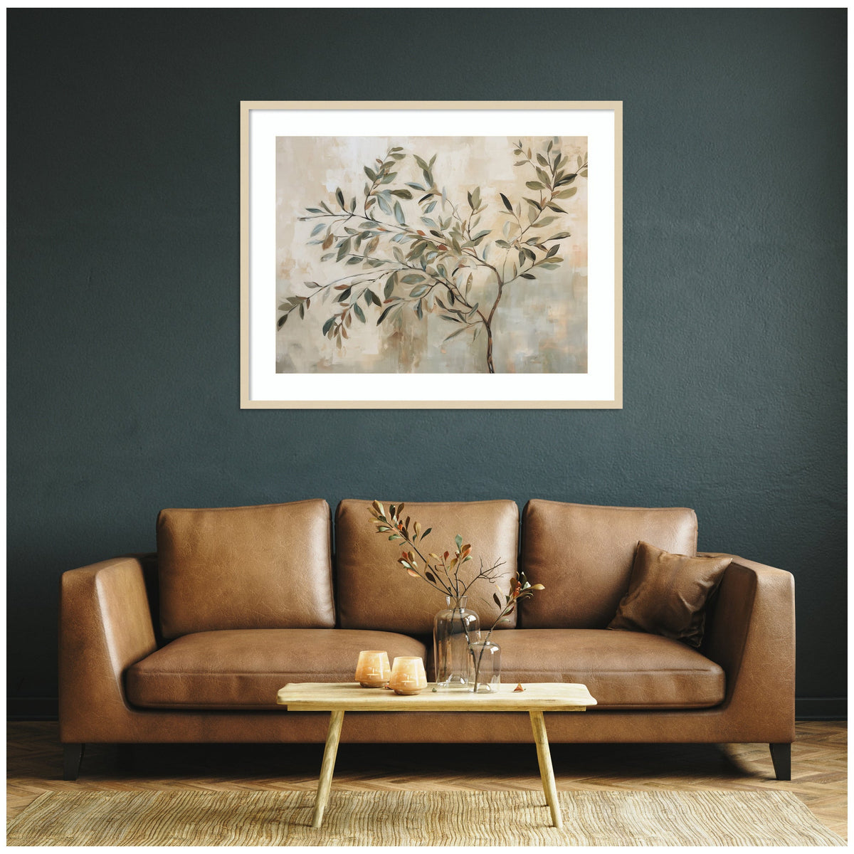 Olive Tree Framed Wall Art Print