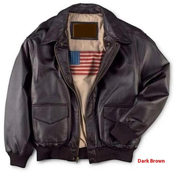 Men's Plus Size Leather Coat