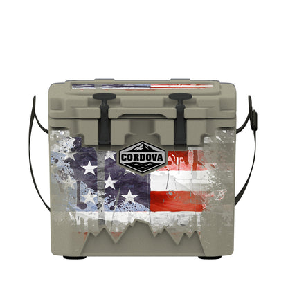 American Flag Food and Beverage  Cooler