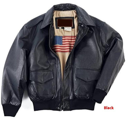 Men's Plus Size Leather Coat