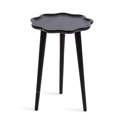 r Scallop Wood Side Table