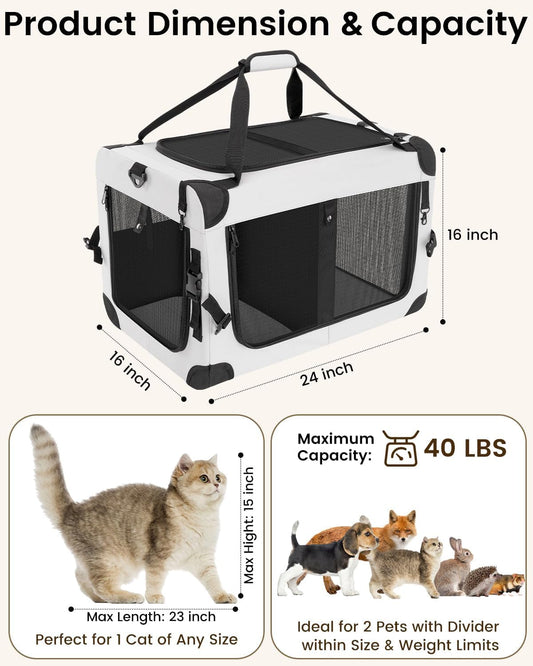 Large Cat Carrier for 2 Cats