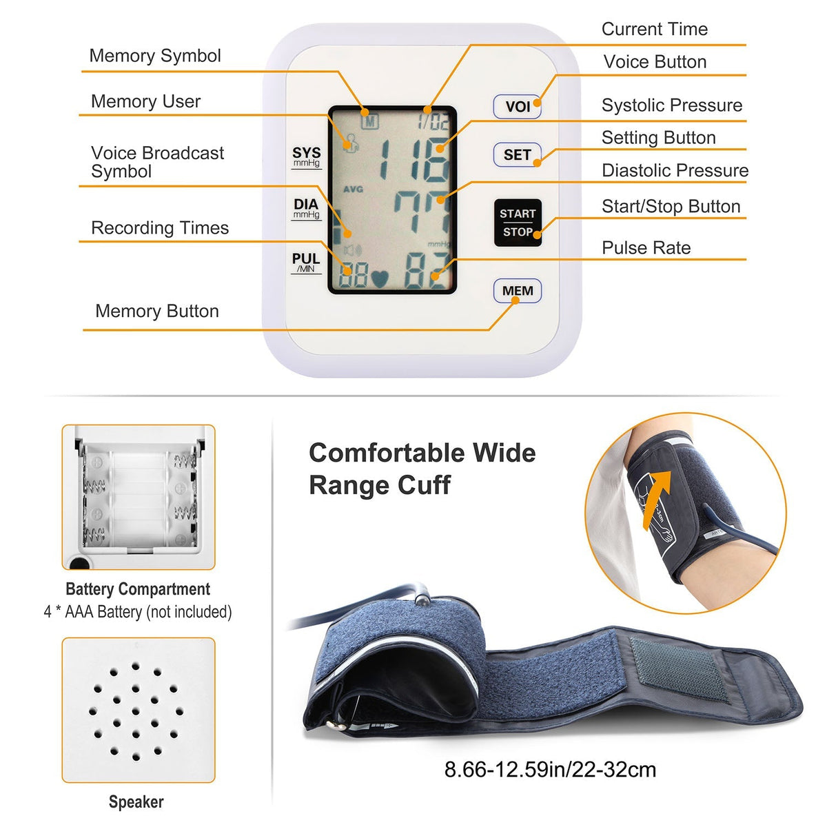 Arm Blood Pressure Monitor