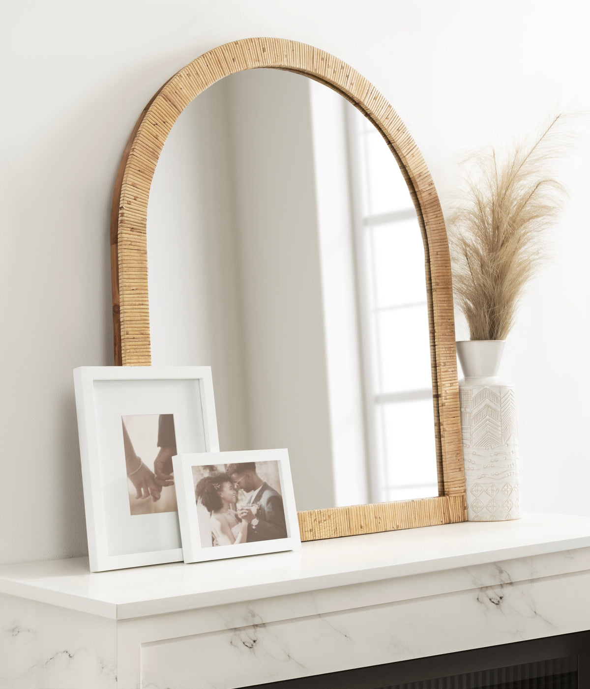 Arch Framed Wall Mirror