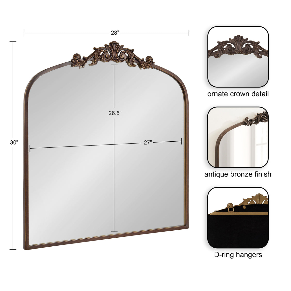 Traditional Arch Mirror