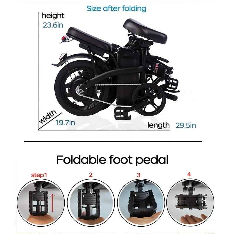14" Folding Electric Bike