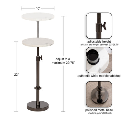 Marble Table and Plant Stand