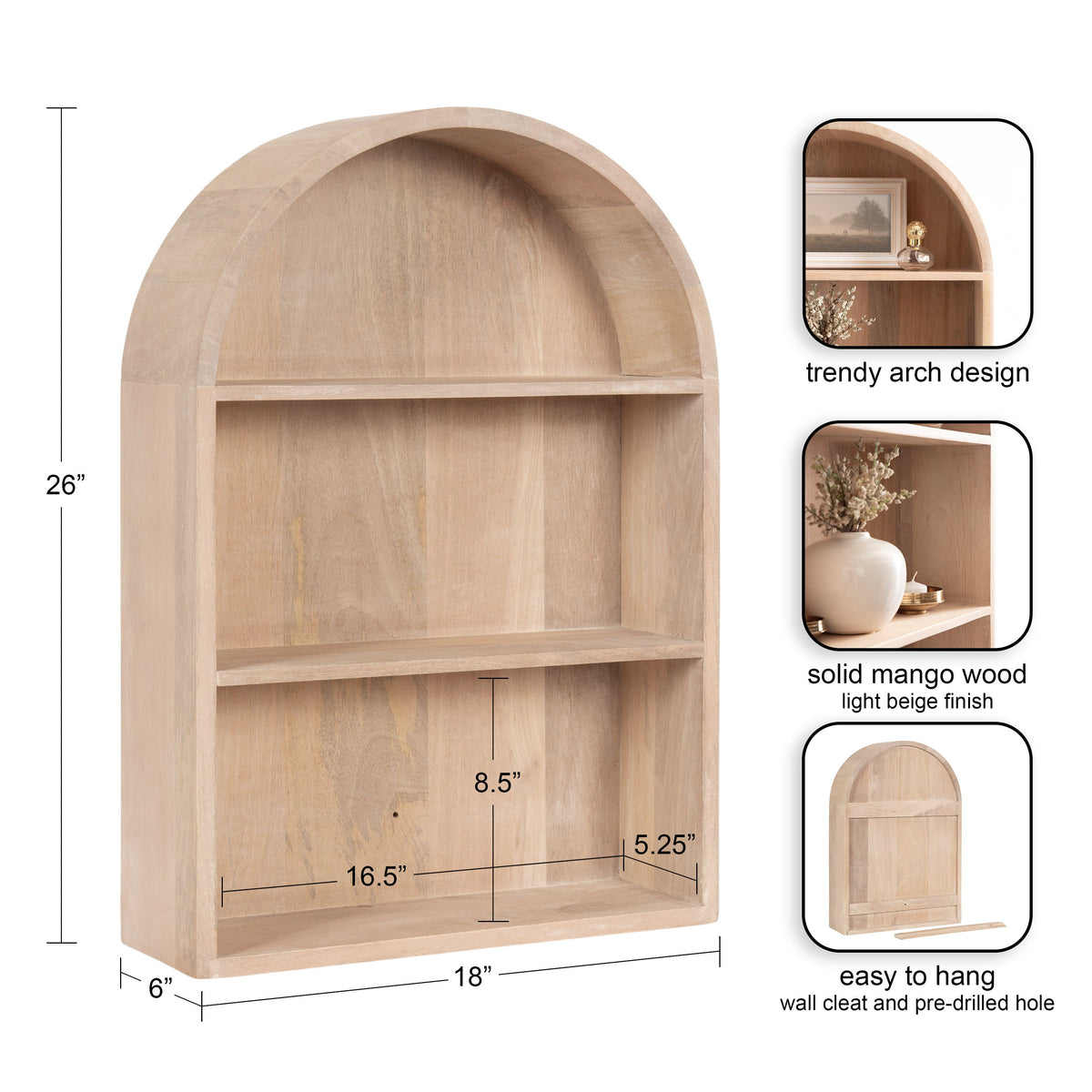Arch Wall Shelf