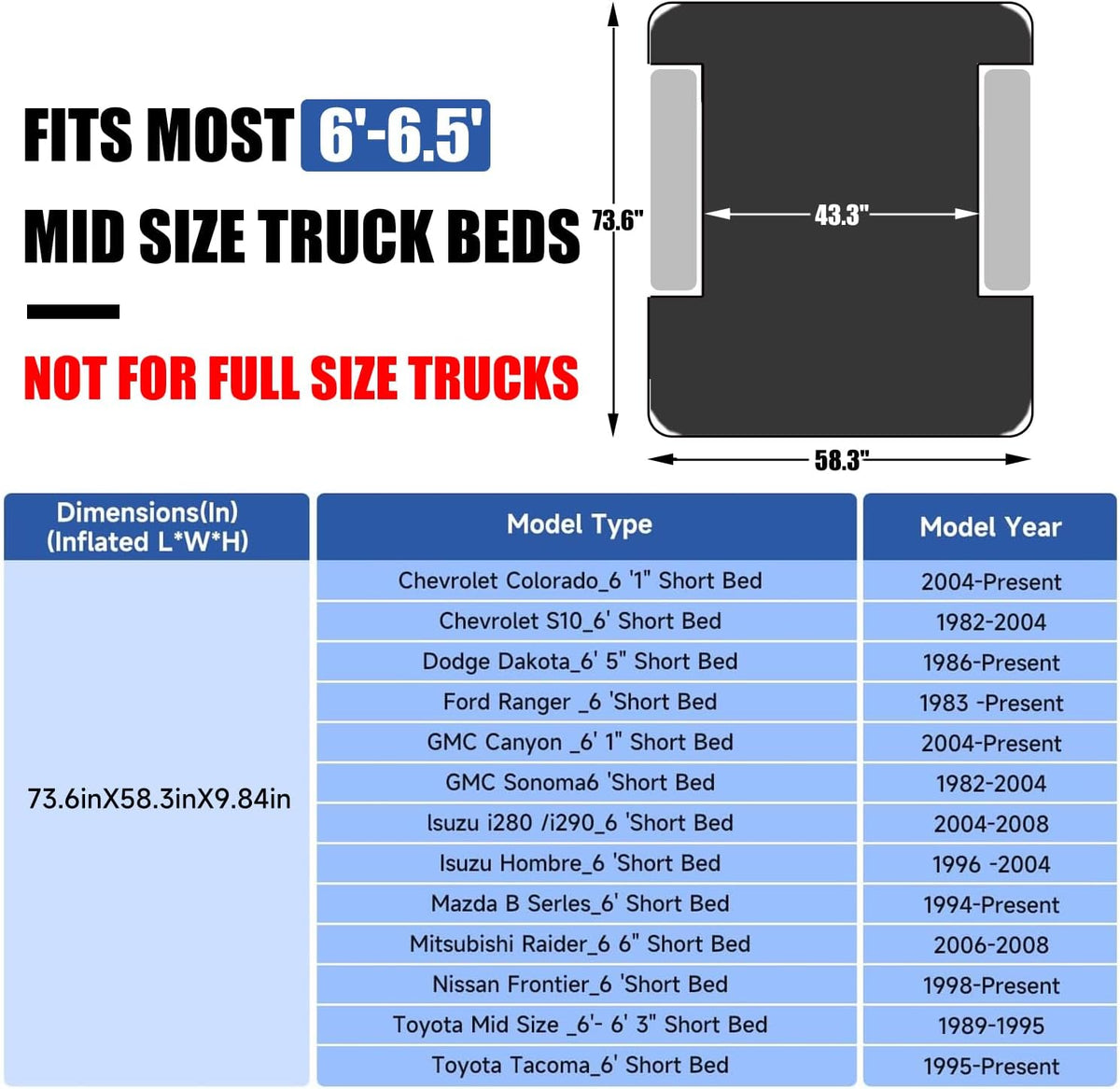 Truck Bed Air Mattress