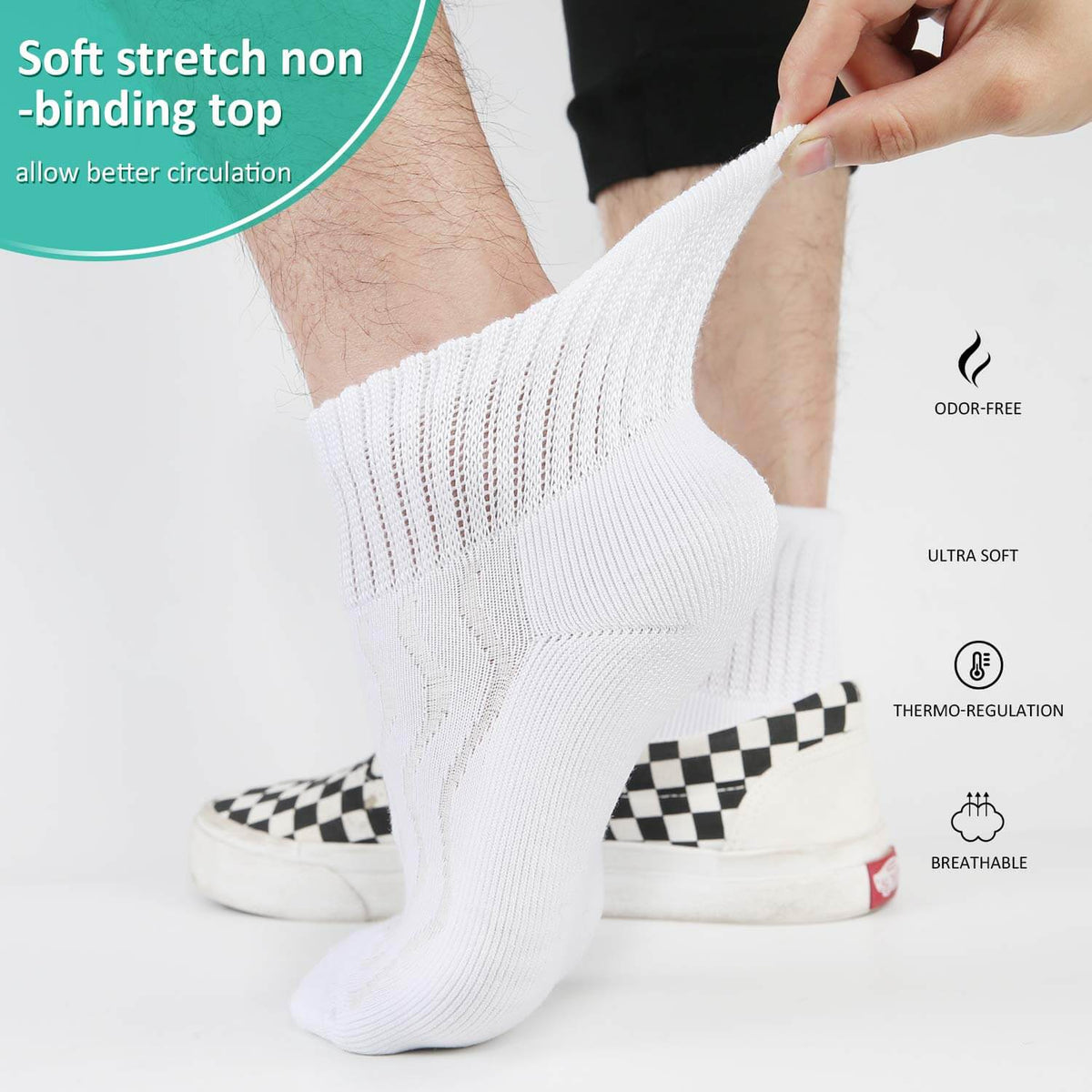 Diabetic Crew Socks