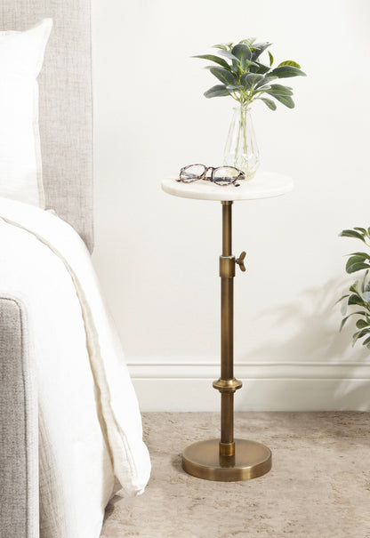 Marble Table and Plant Stand