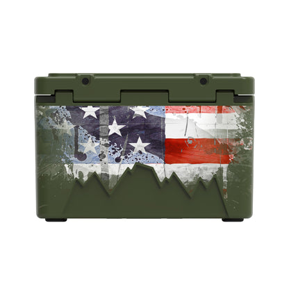 American Flag Food and Beverage  Cooler