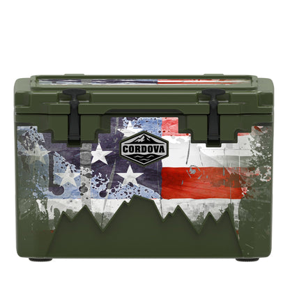 American Flag Food and Beverage  Cooler