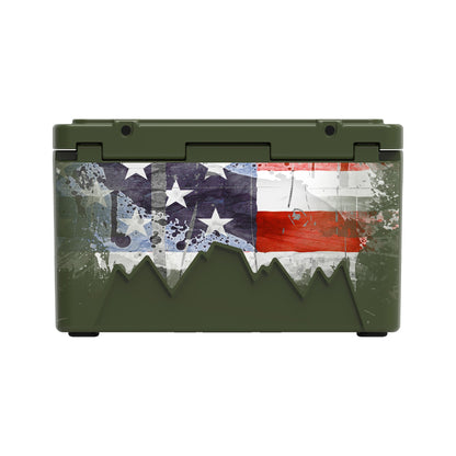 American Flag Food and Beverage  Cooler