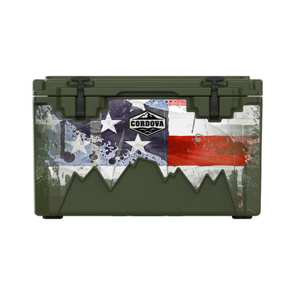 American Flag Food and Beverage  Cooler
