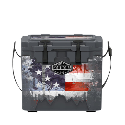 American Flag Food and Beverage  Cooler