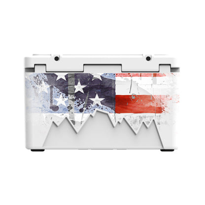 American Flag Food and Beverage  Cooler