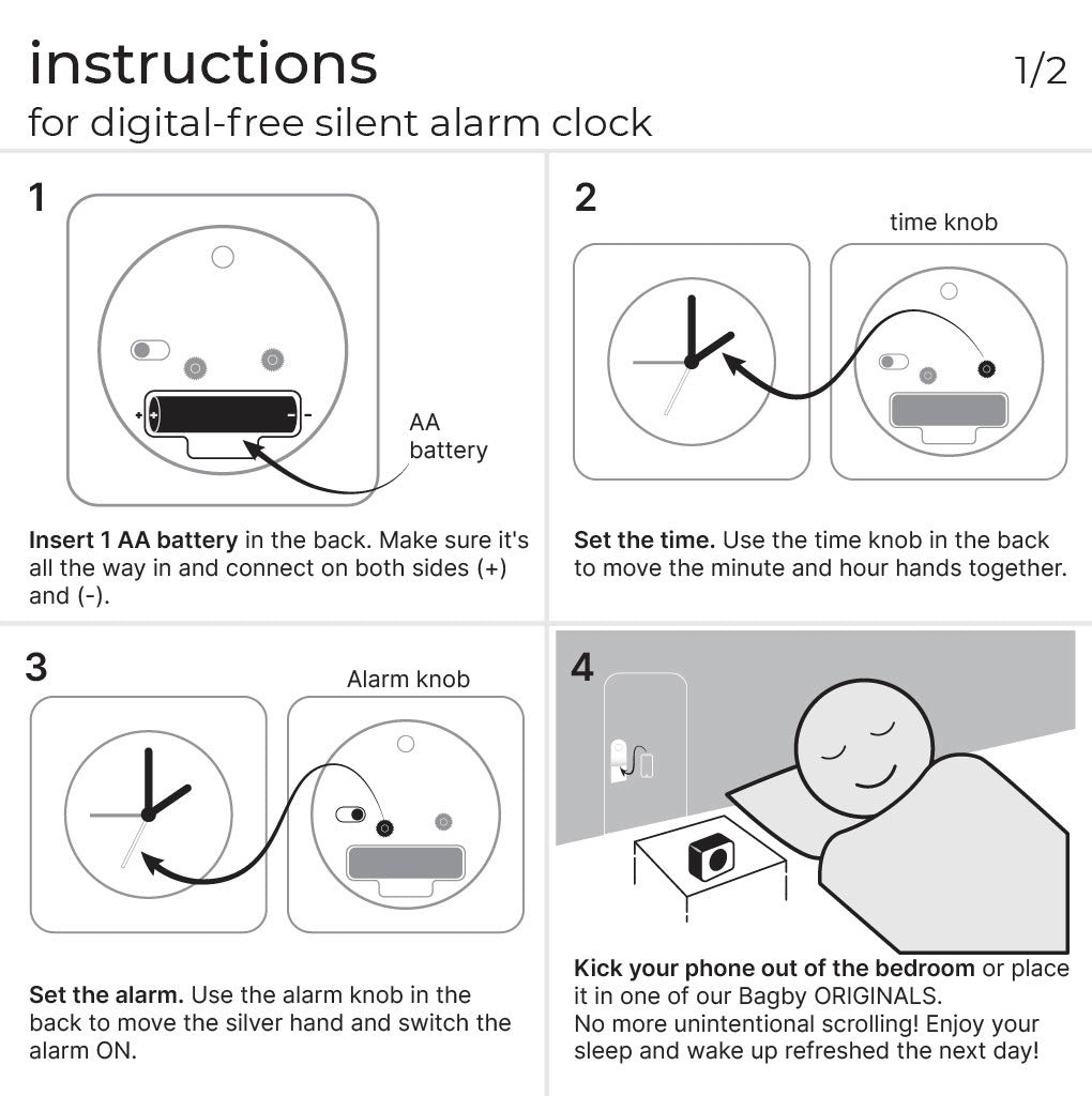 Silent Alarm Clock