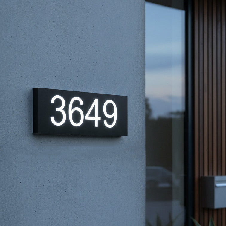 LED House Address Sign