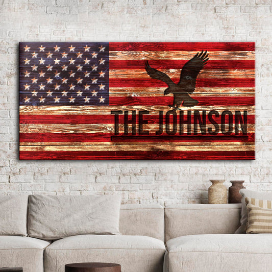 American Flag Sign