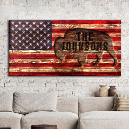 American Flag Sign