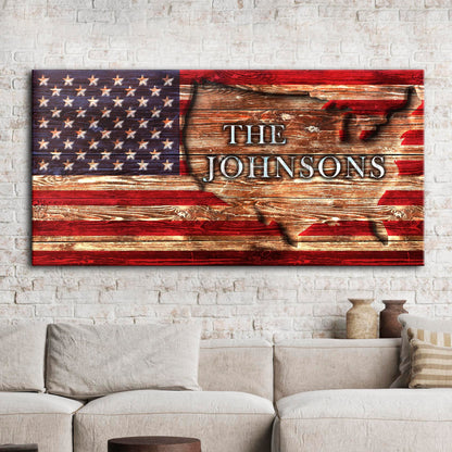 American Flag Sign