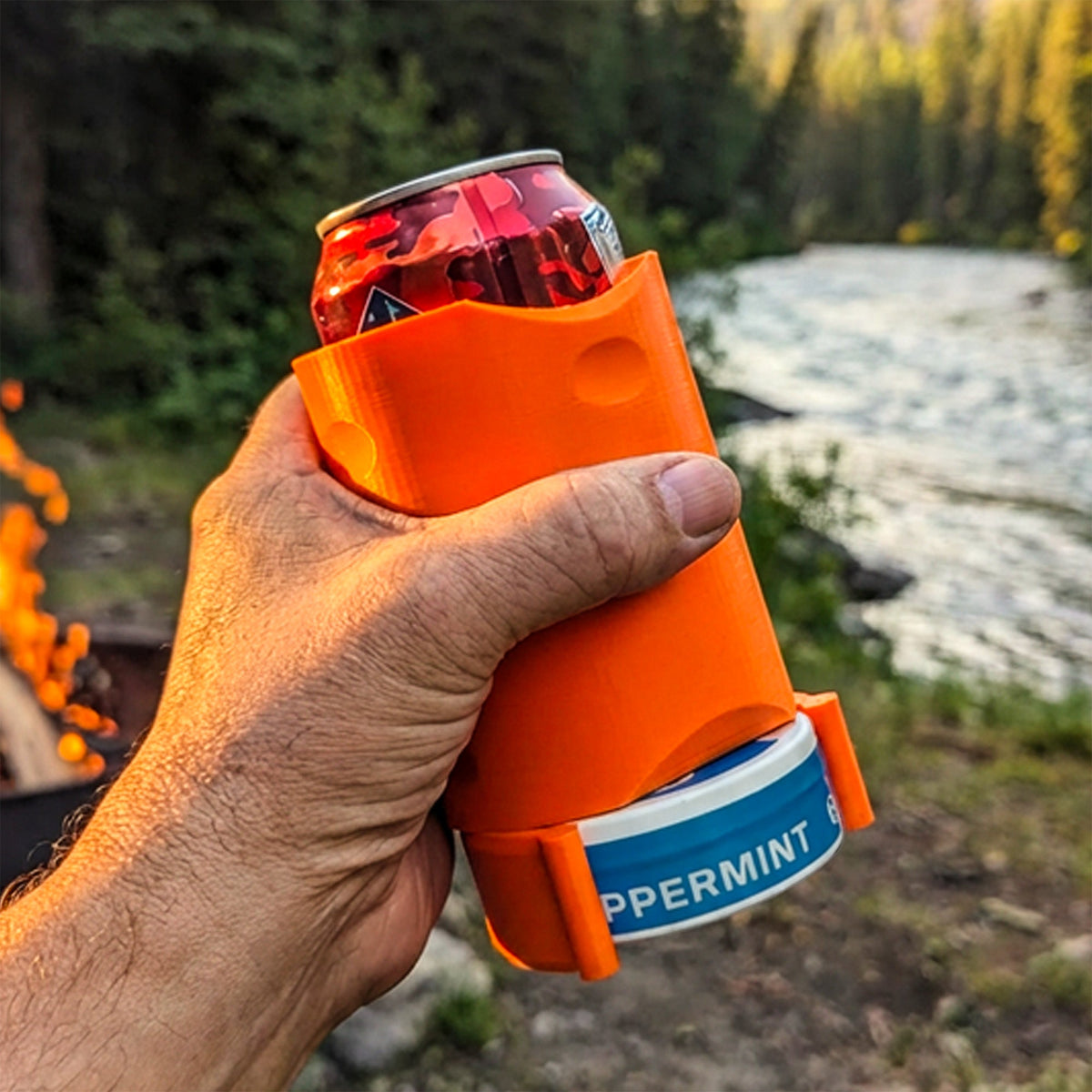 Can Cooler and Pouch Tin Holder