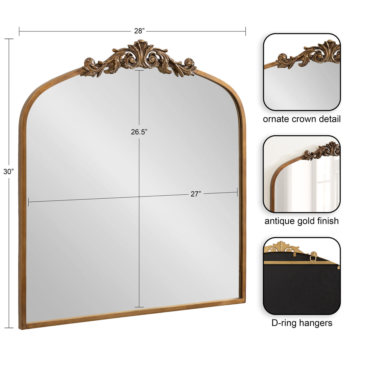 Traditional Arch Mirror