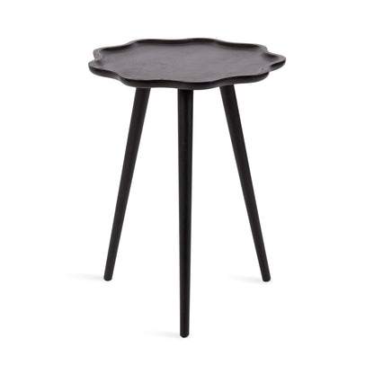 r Scallop Wood Side Table