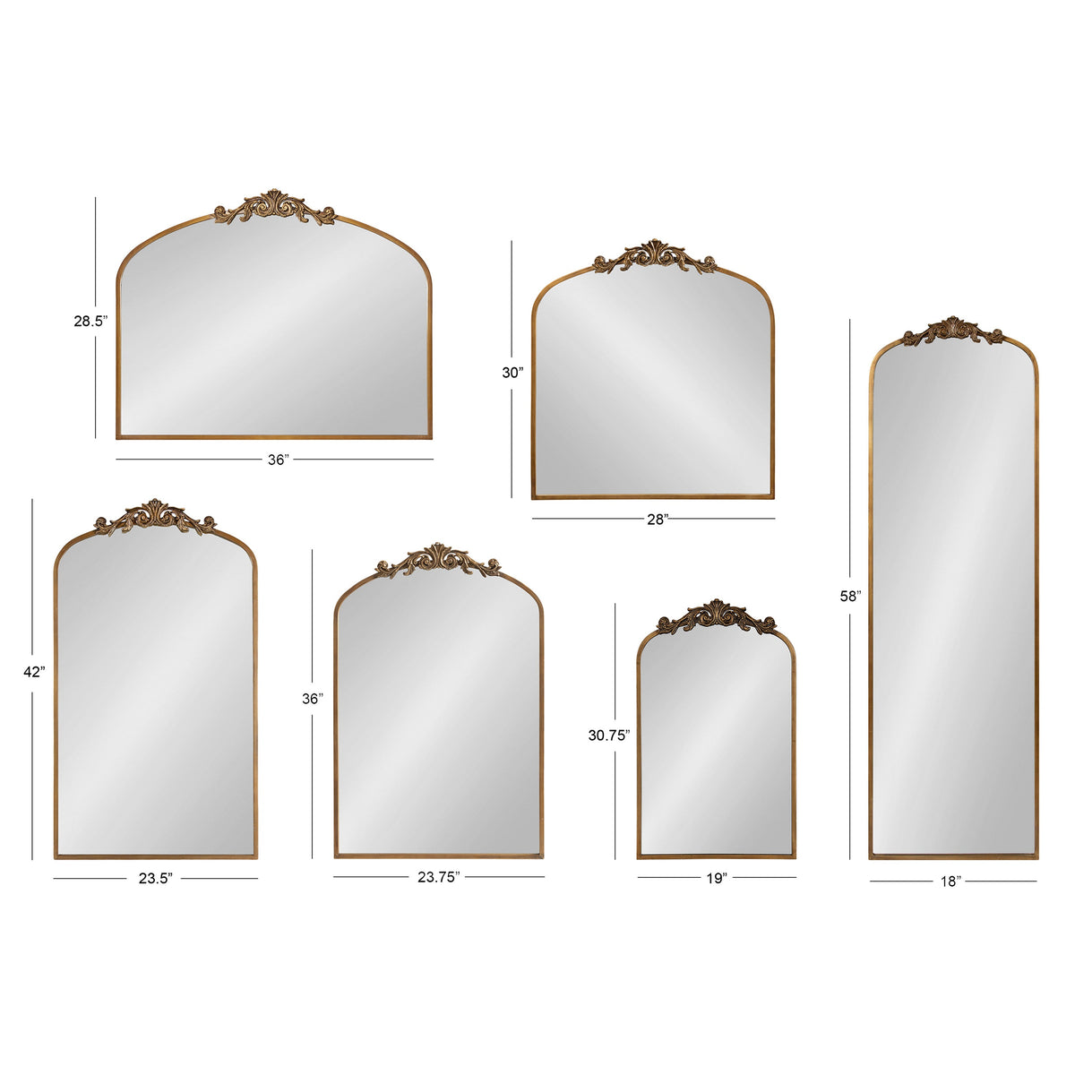 Traditional Arch Mirror