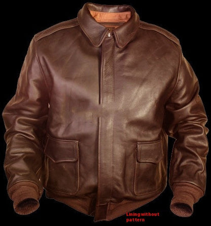 Men's Plus Size Leather Coat