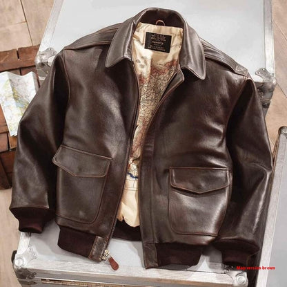 Men's Plus Size Leather Coat