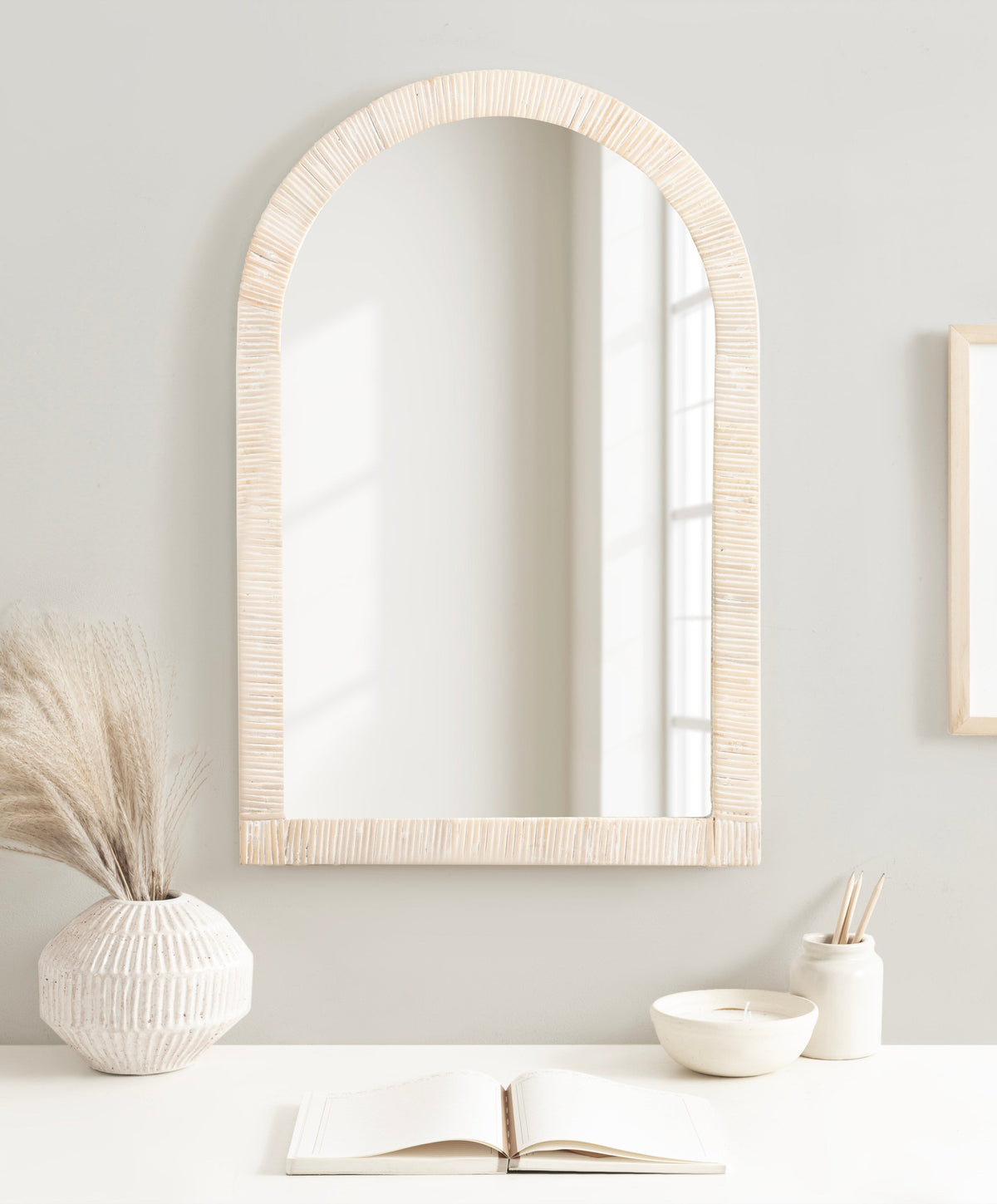 Arch Framed Wall Mirror