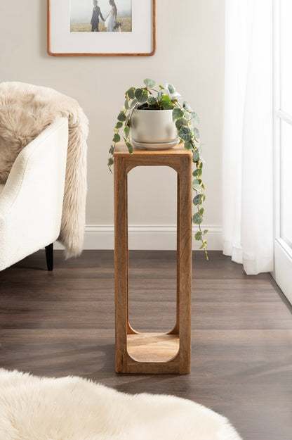 Square Wood Tea Table