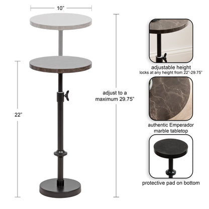 Marble Table and Plant Stand