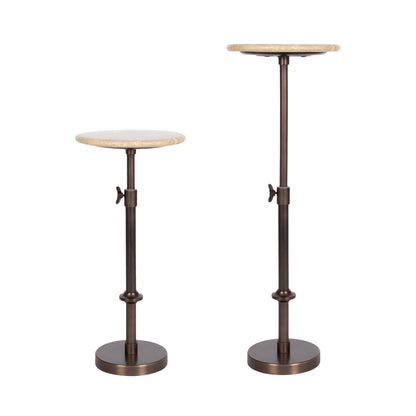 Marble Table and Plant Stand