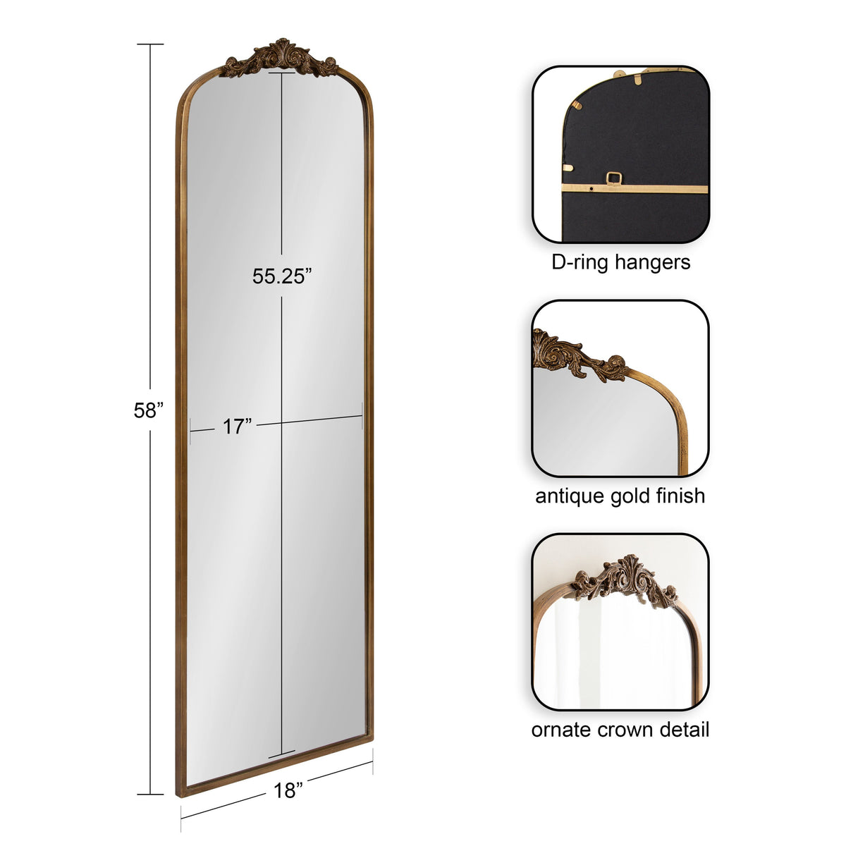 Traditional Arch Mirror