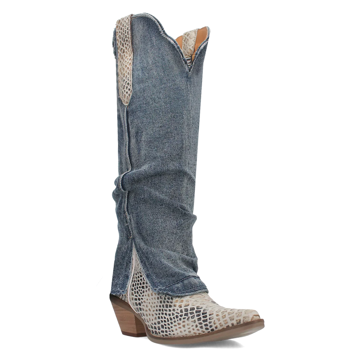 Women's Denim Cowgirl Boots