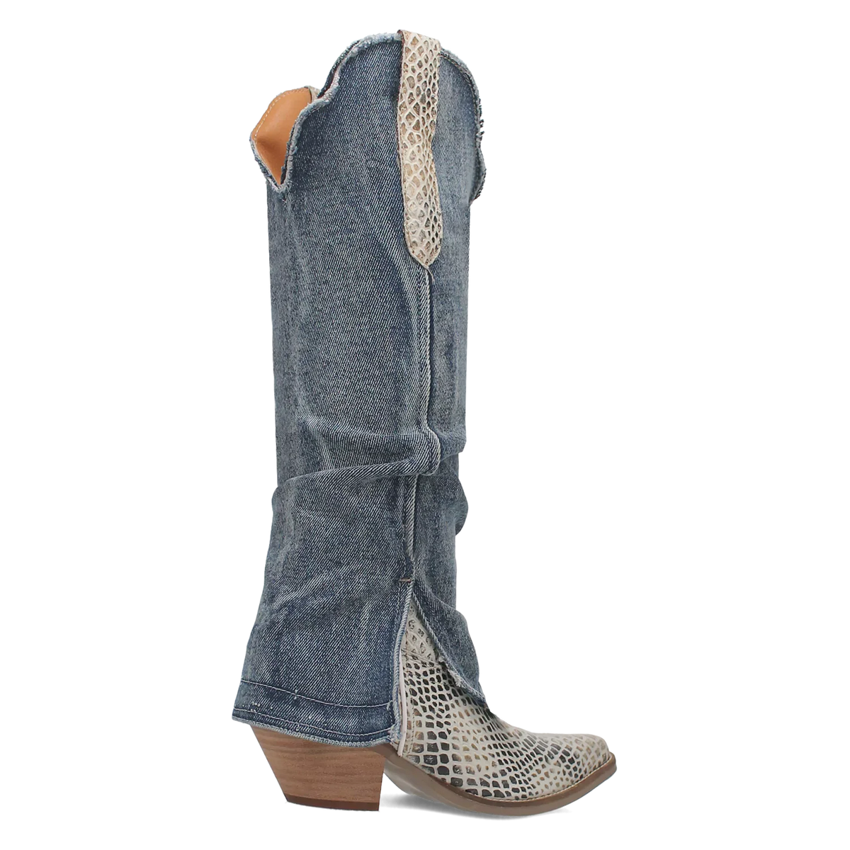 Women's Denim Cowgirl Boots