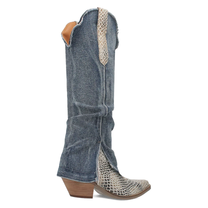 Women's Denim Cowgirl Boots