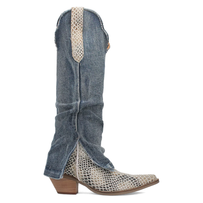 Women's Denim Cowgirl Boots
