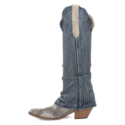 Women's Denim Cowgirl Boots