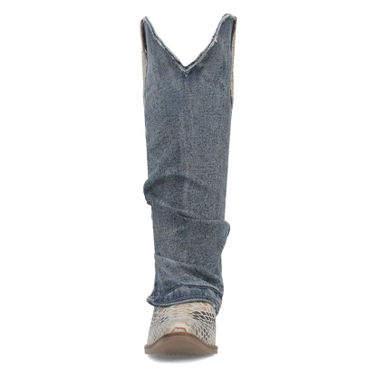Women's Denim Cowgirl Boots