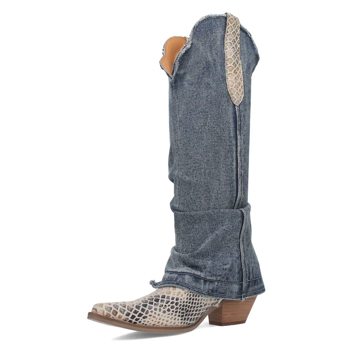 Women's Denim Cowgirl Boots