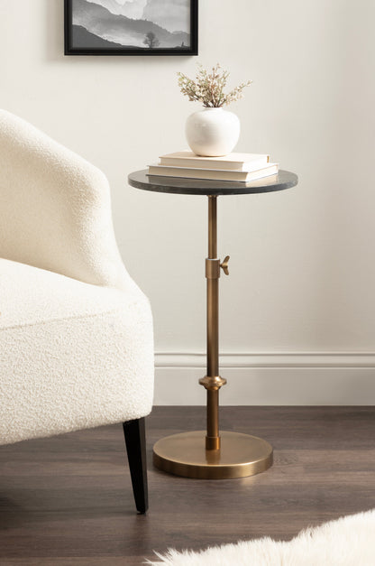 Marble Table and Plant Stand