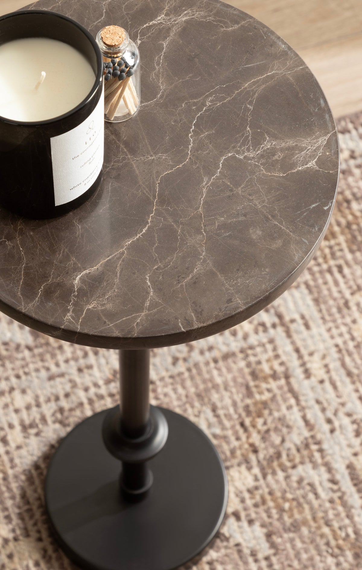 Marble Table and Plant Stand