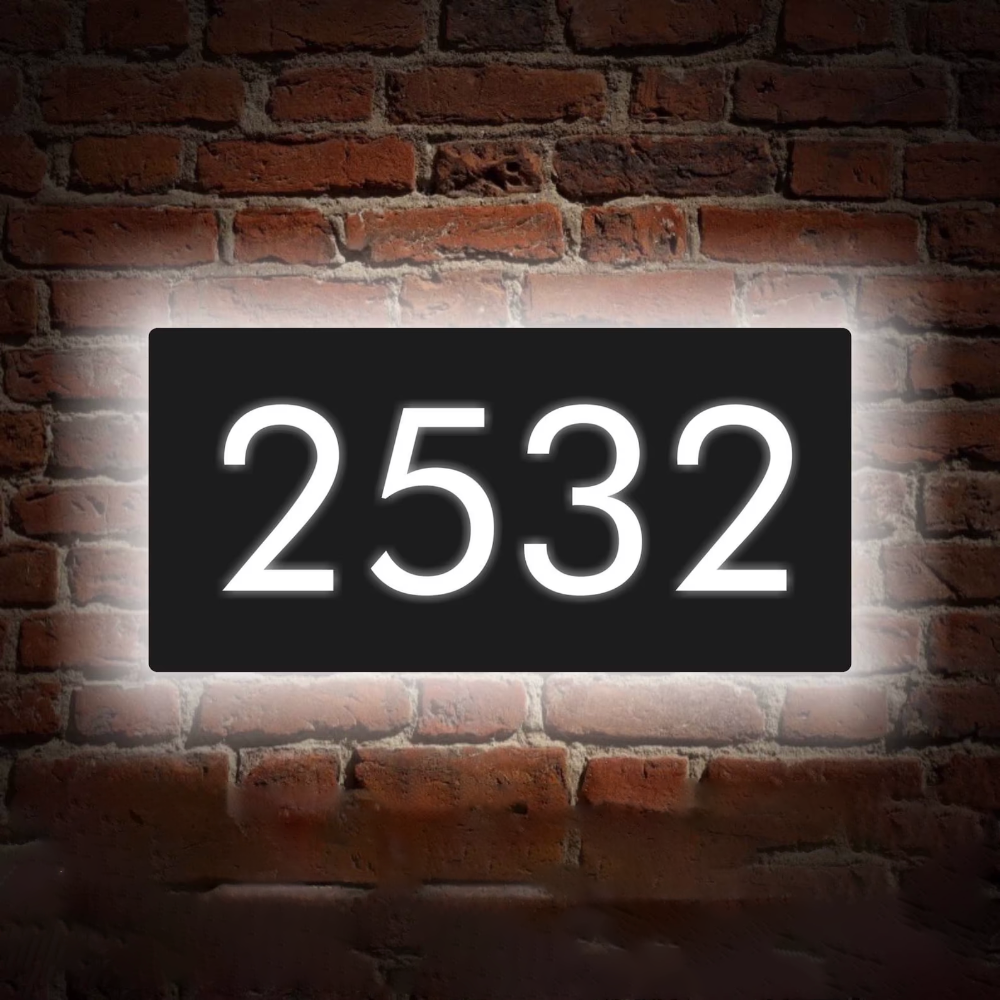 LED House Address Sign