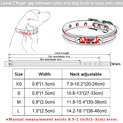 Dog Name Pet Collar