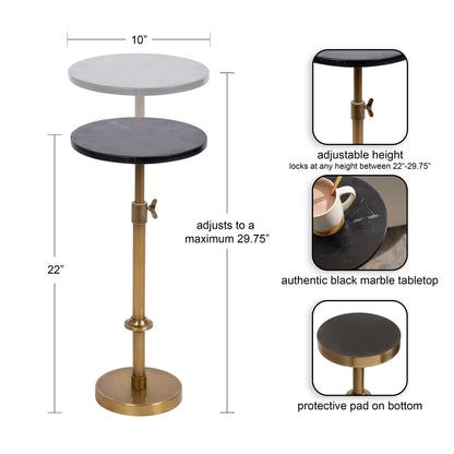 Marble Table and Plant Stand